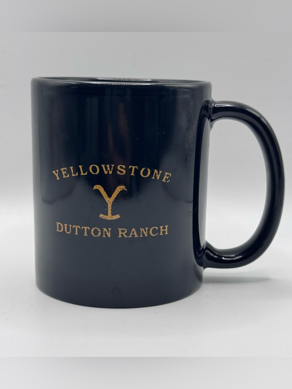 Dutton Ranch Black and Gold Ceramic Coffee Mug